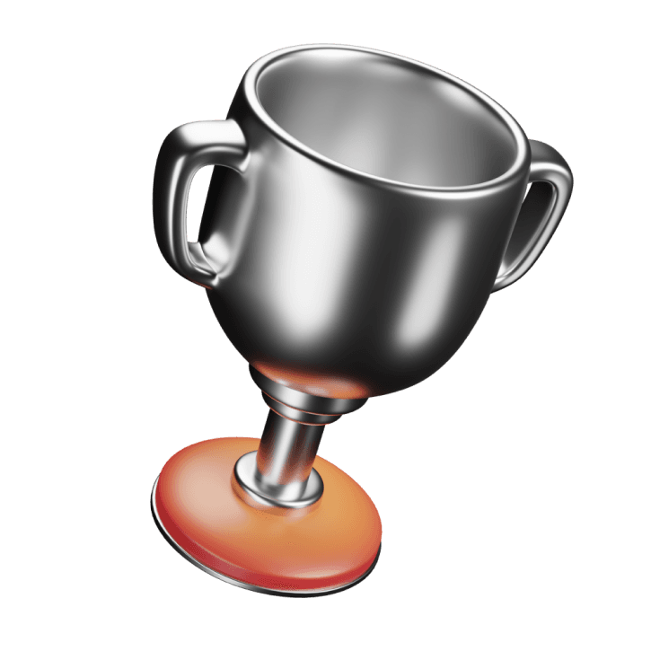 3D trophy illustration