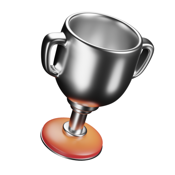 3D trophy illustration